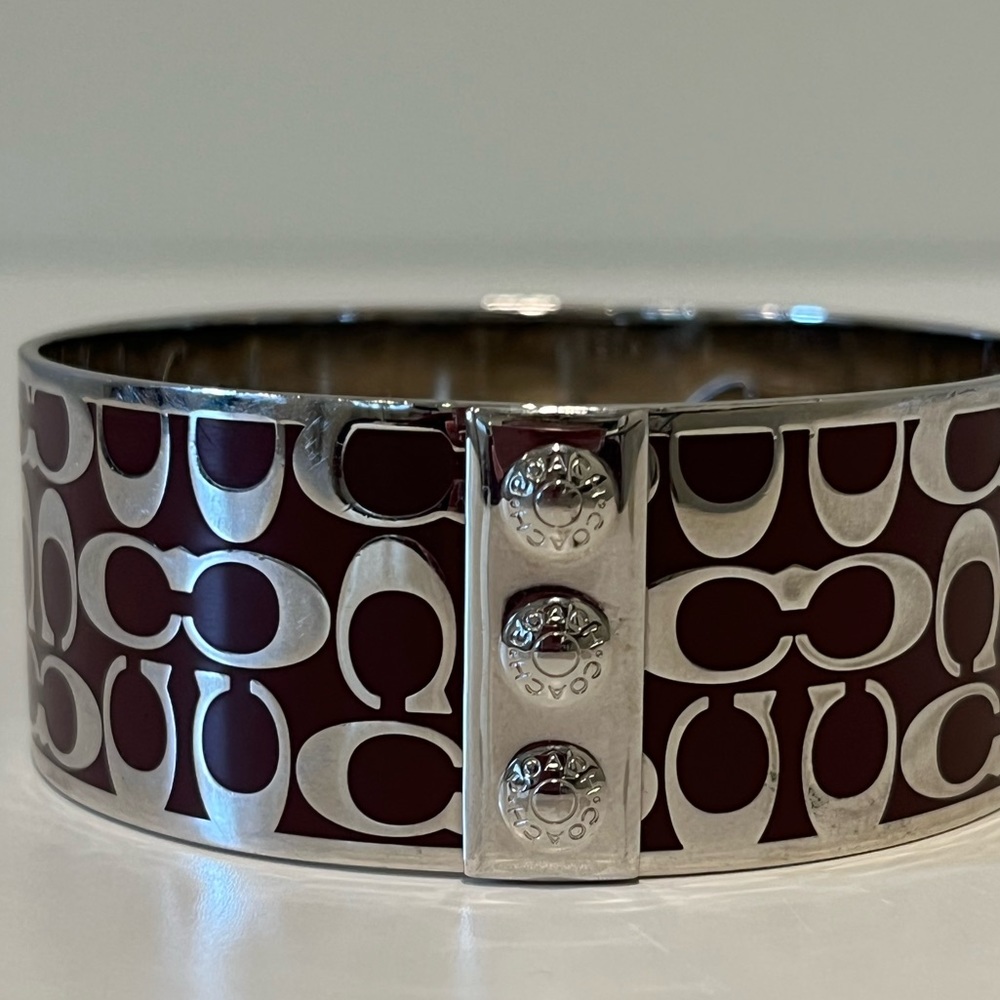 Coach signature bangle